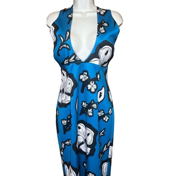 Kimberly Goldson Chrissi Criss Cross Midi Dress NWT Size 2 - Picture 8 of 13